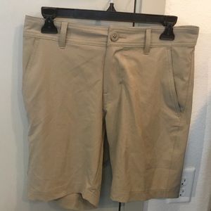 Columbia Flat Front Shorts, moisture wicking, 30